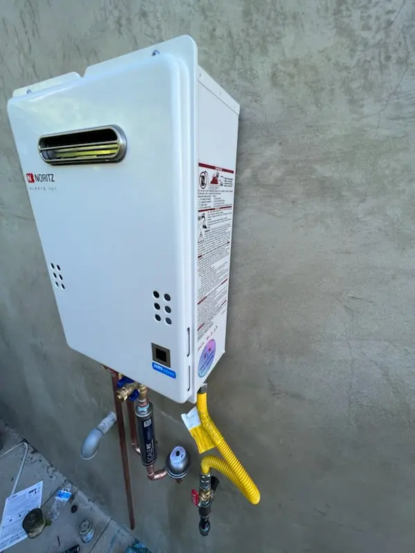 Tankless water heater installation for Portage homes